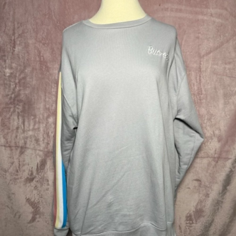 Unisex Bucees Light Blue Sweat Shirt Size L